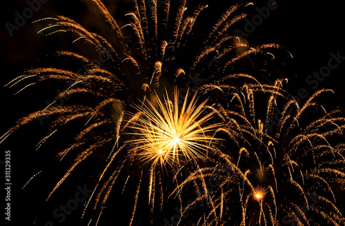 Nice, colorful fireworks ab...