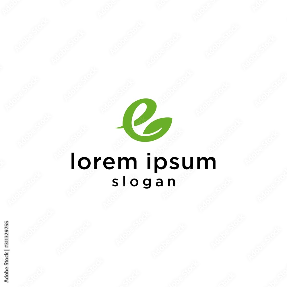 E logo creative simple premium E logo creative simple premium