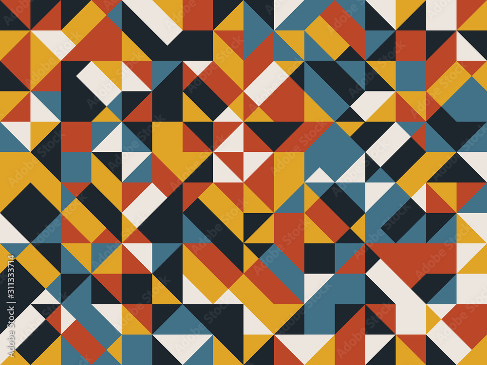 Mosaic Abstract Pattern Design Mosaic Abstract Pattern Design
