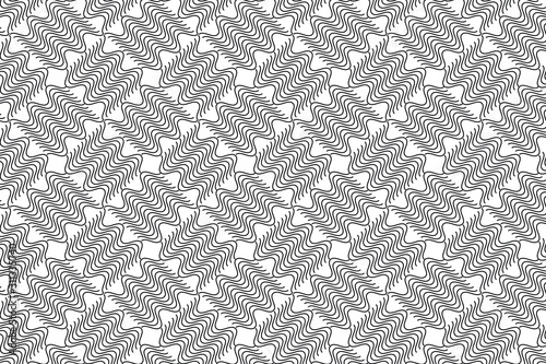 Wavy lines pattern background.Vector illustration.