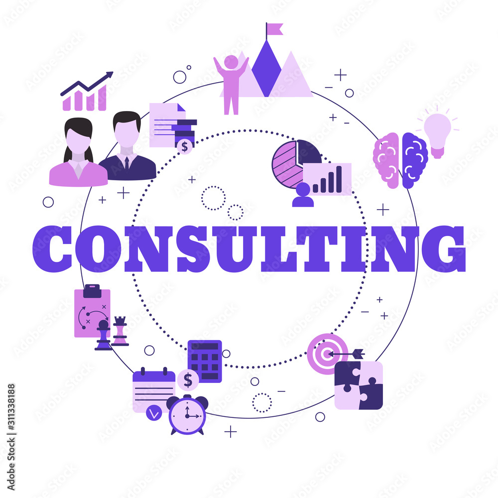 business consulting vector concept