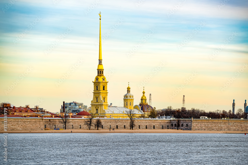 Peter and Paul Fortress and Tomb. Saint Petersburg. Russia. Peter and Paul Fortress and Tomb. Saint Petersburg. Russia.
