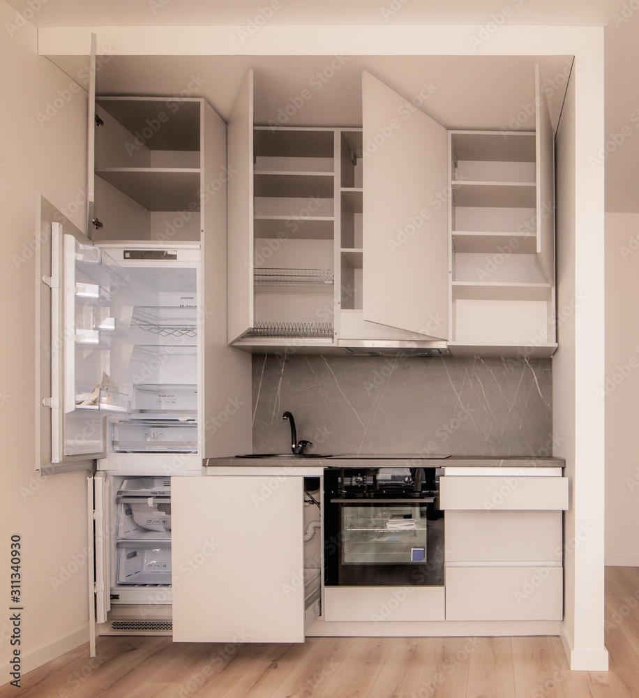 Fototapeta premium Kitchen corner in a dining room