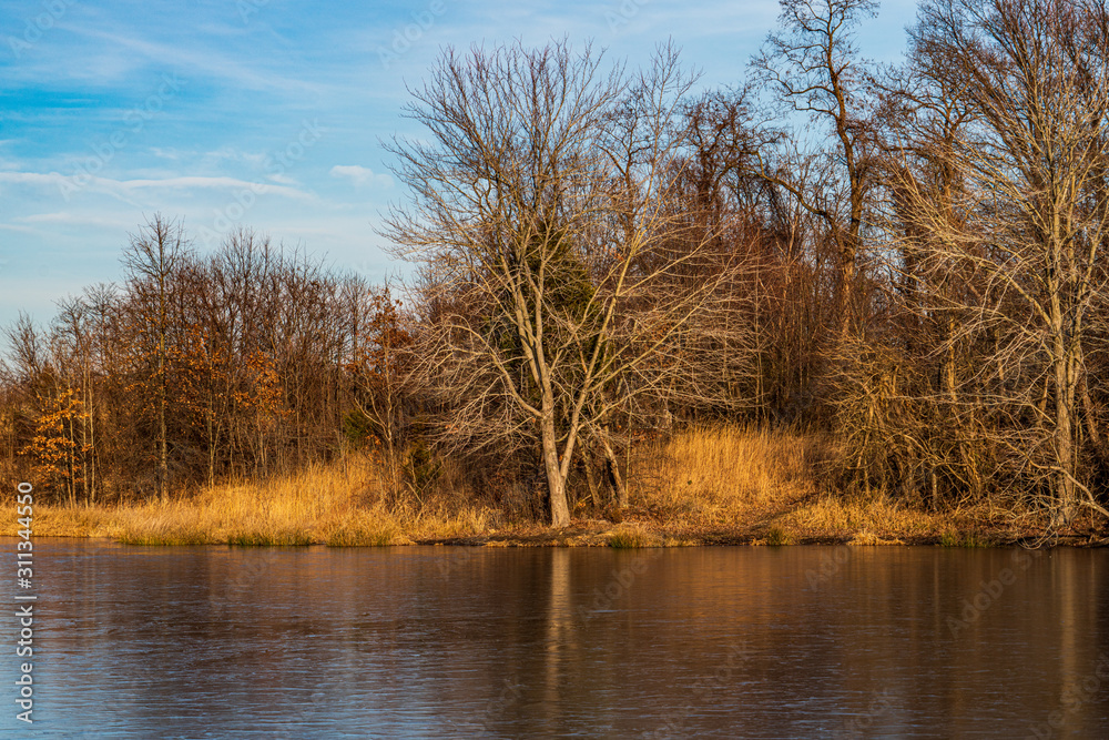 lake in autumn lake in autumn