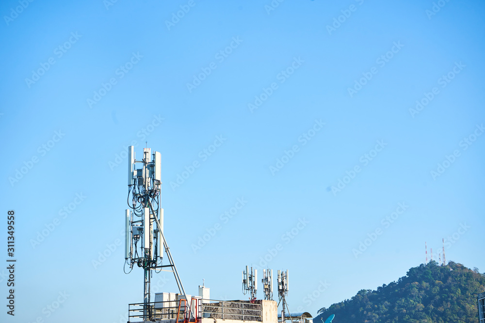 4G and 5G cellular Base Station Base Transceiver Station. Telecommunication tower.,communication technology,wireless technology 4G and 5G cellular Base Station Base Transceiver Station. Telecommunication tower.,communication technology,wireless technology