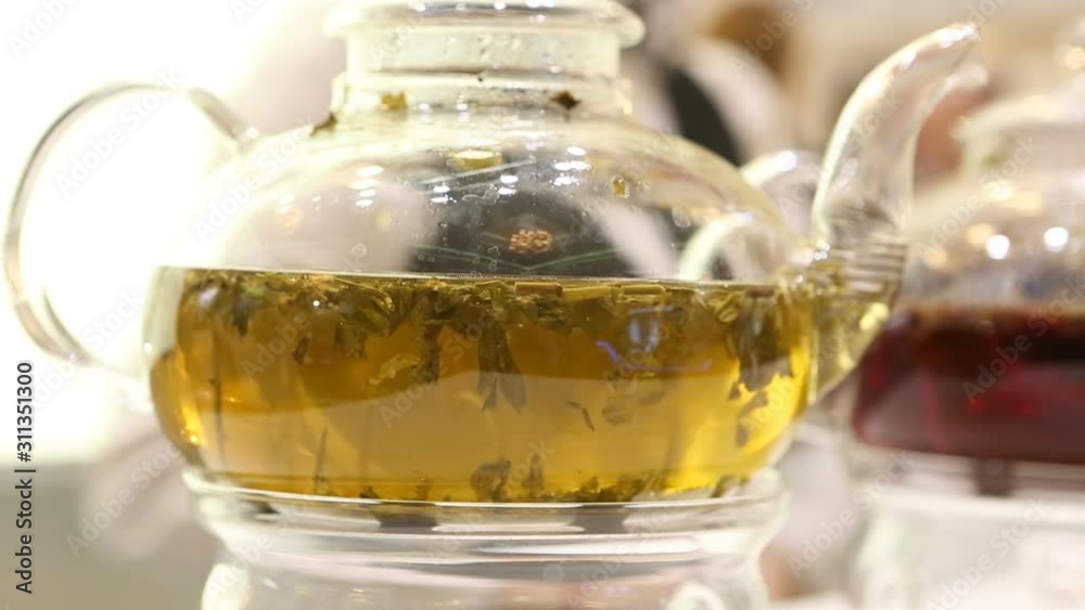 Leaf tea in a teapot Leaf tea in a teapot