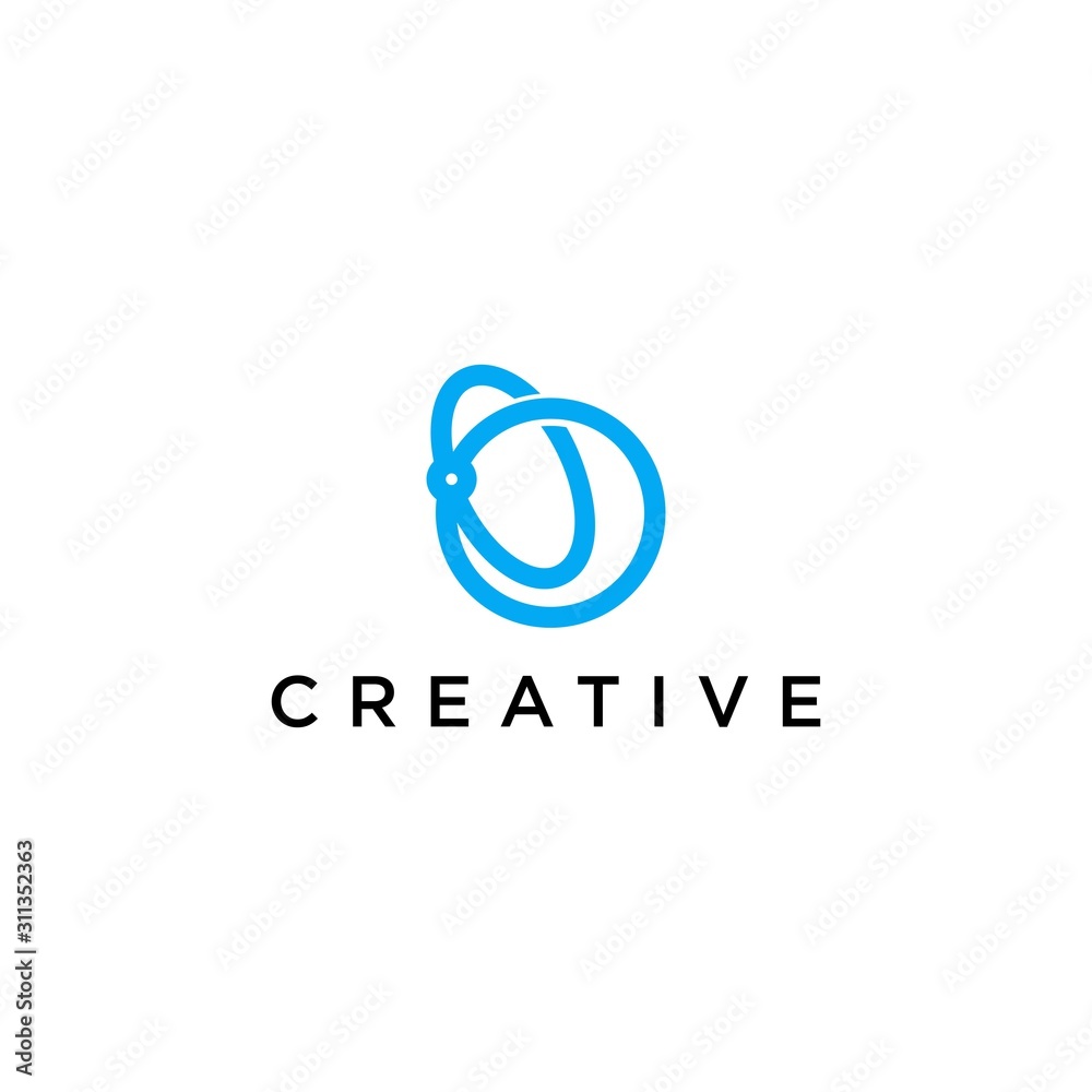 orbit logo creative premium