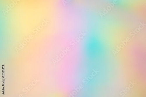 Blurred color pearly background abstract image. Shades of red, orange, green.