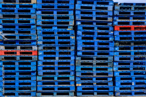 wooden pallets