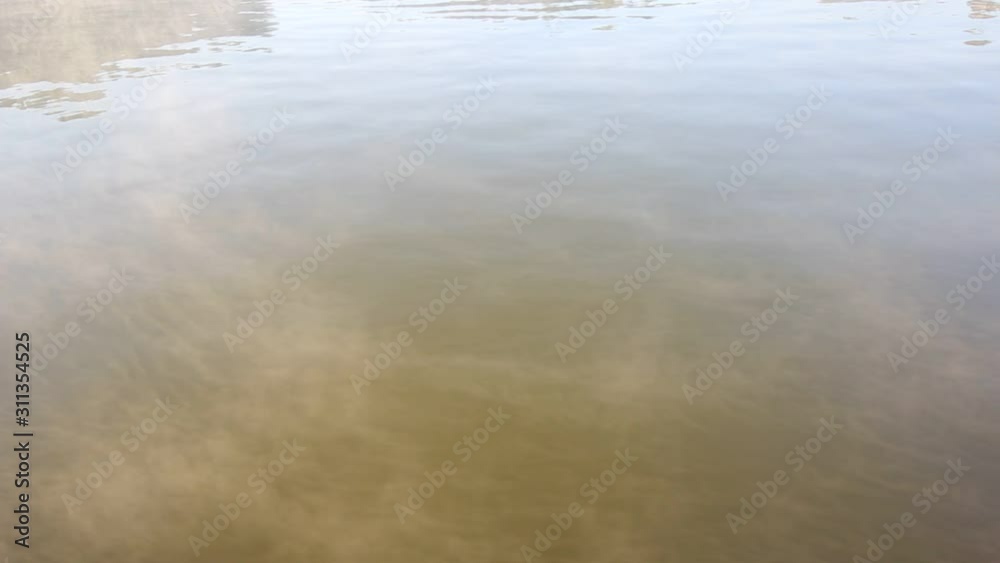 close-up beautiful mist over river or lake close-up beautiful mist over river or lake