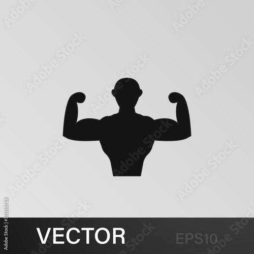 hardened person icon. Element of sport icon for mobile concept and web apps. Isolated hardened person icon can be used for web and mobile. Premium icon