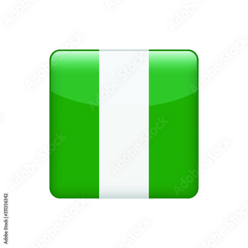 Free Download square  Nigeria  flag. Simple vector Nigeria  flag - GFXLoad
