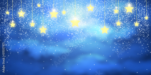Shining star background