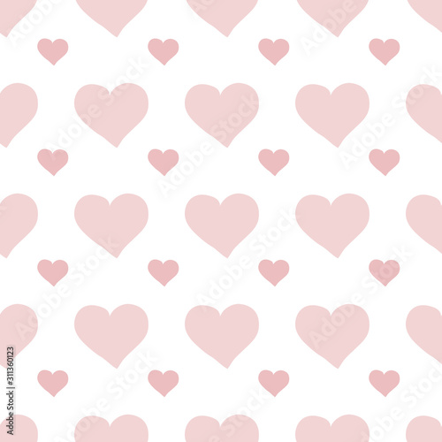 valentine love vector seamless pattern.