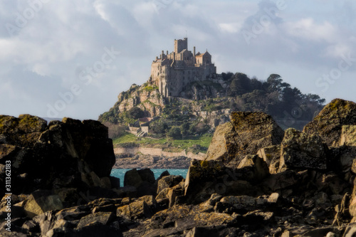 view of st michaels mount in cornwall
