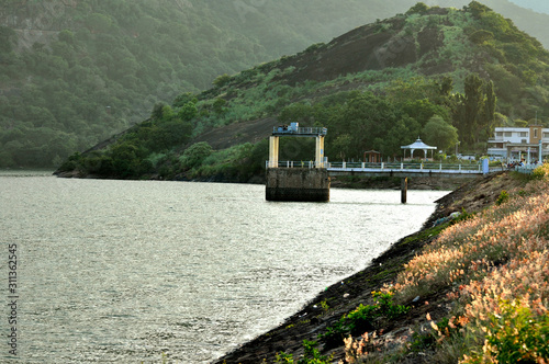 inside dam in aliyar photo