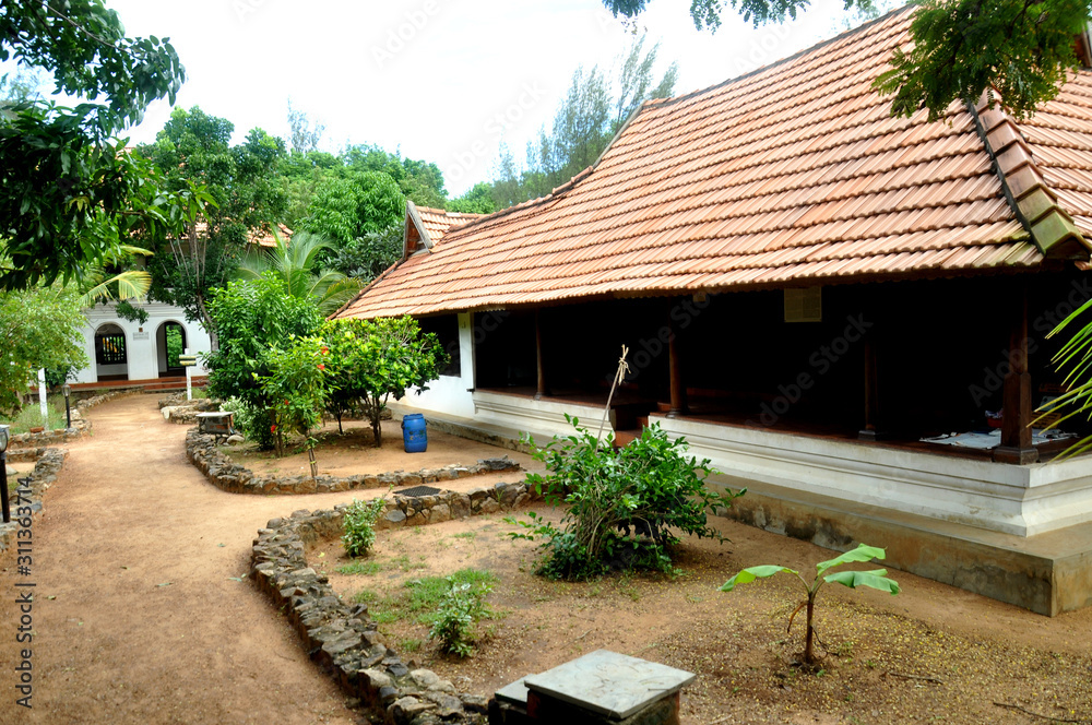 Fototapeta premium kerala model house