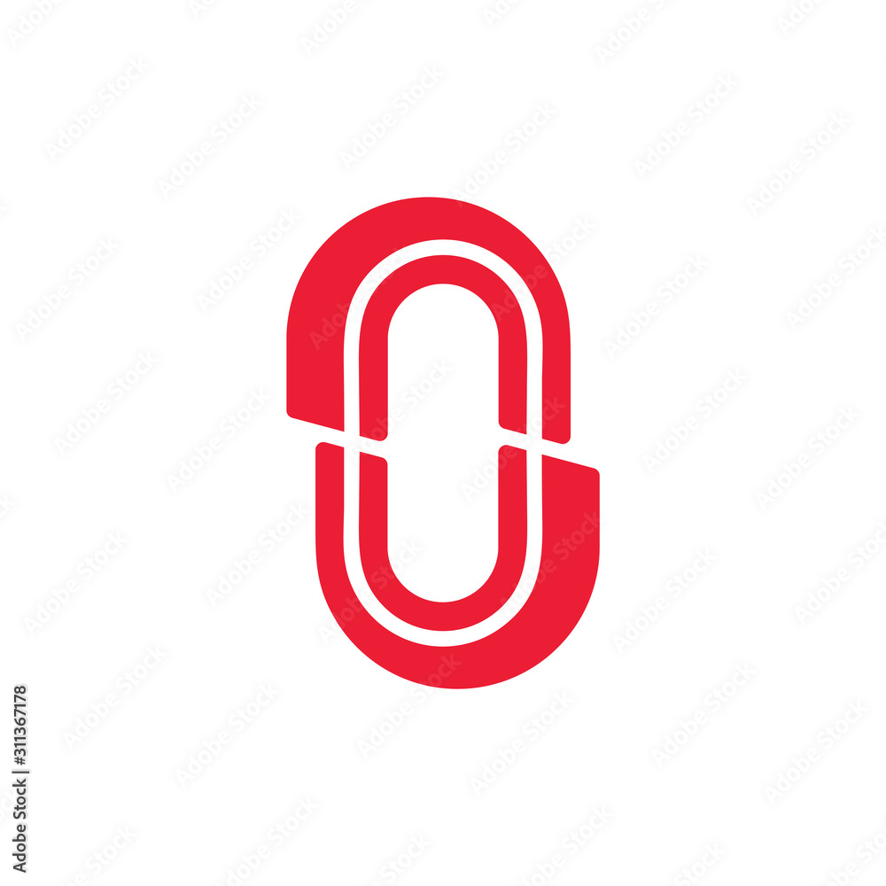 letter nu stripes geometric logo vector letter nu stripes geometric logo vector