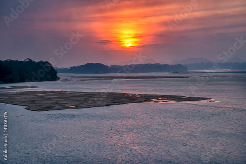  Sunset photographed in Linhares  Espirito Santo. Southeast of Brazil. Atlantic Forest Biome. Picture made in 2014.