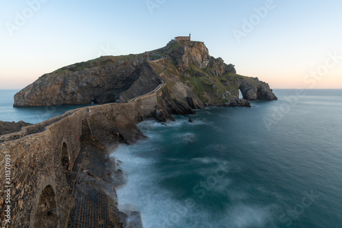 San Juan de Gaztelugatxe at sunrise