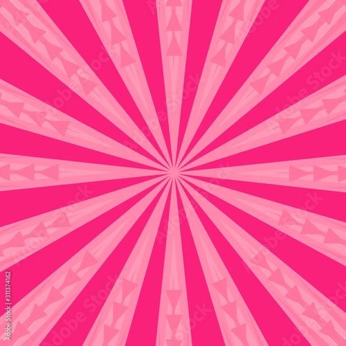 Pink burst abstract background pattern vector illustration graphic design 