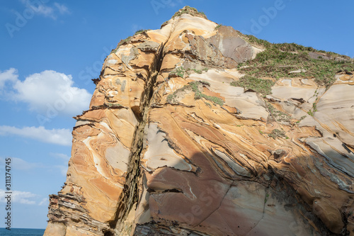 Sedimentary rock on Yehli Geo Park