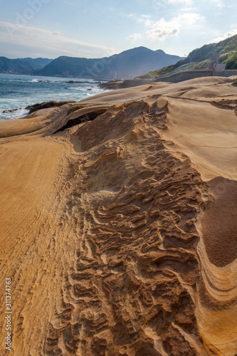 Sedimentary rock on Yehli Geo Park