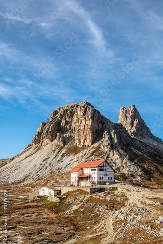 Beautiful landscape of mountains during autumn