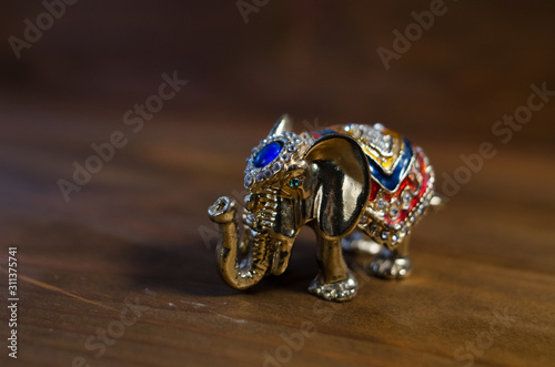 elephant, gold, statuette, jewelry