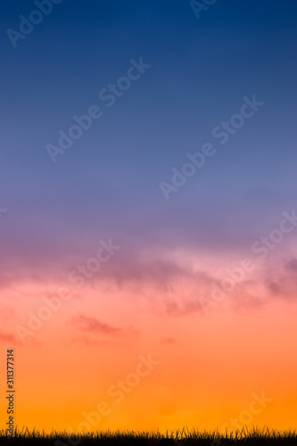 beautiful sunset colourful  © EDBS