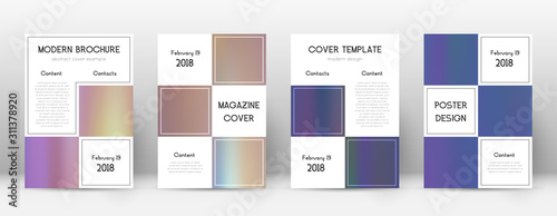Flyer layout. Business stunning template for Broch
