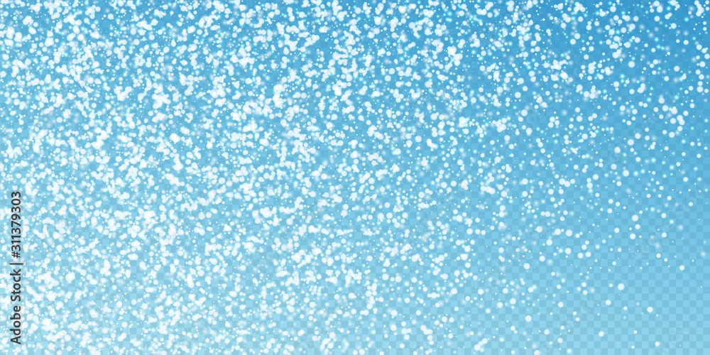 Amazing falling snow Christmas background. Subtle Amazing falling snow Christmas background. Subtle
