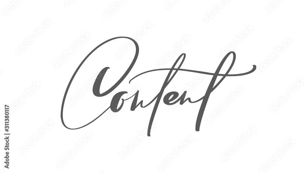 Vector text Content. illustration logo for social media, mobile apps. Blogging sign, design template, modern trend design illustration Vector text Content. illustration logo for social media, mobile apps. Blogging sign, design template, modern trend design illustration