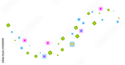 fiori, primavera, vento