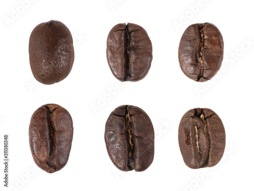 Coffee beans set.