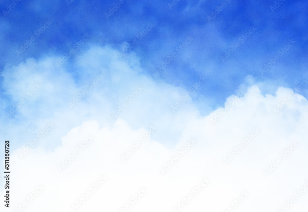 Obraz premium Color sky with clouds as background