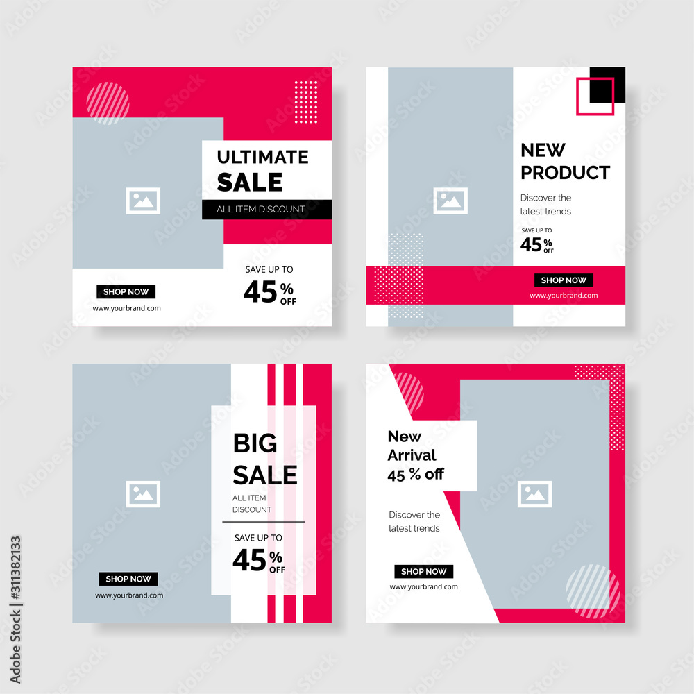 Sale promotion banner template for web and social media post Sale promotion banner template for web and social media post