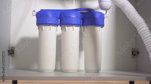 Reverse osmosis syste,water filter photo