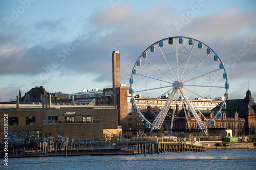ferris wheel at city bay © Alena Petrachkova