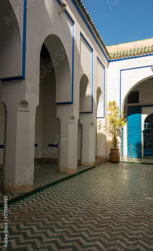 typical arabic house in marrakech