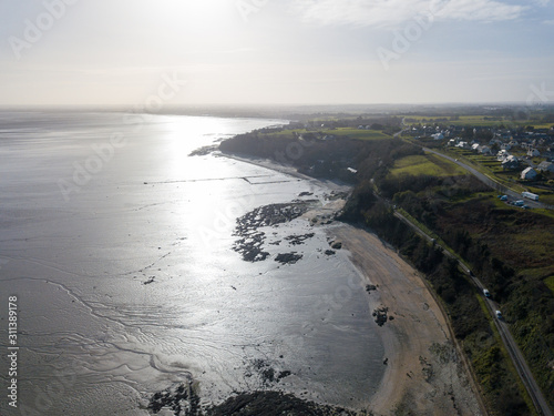 Bretagne Concale aus der Luft