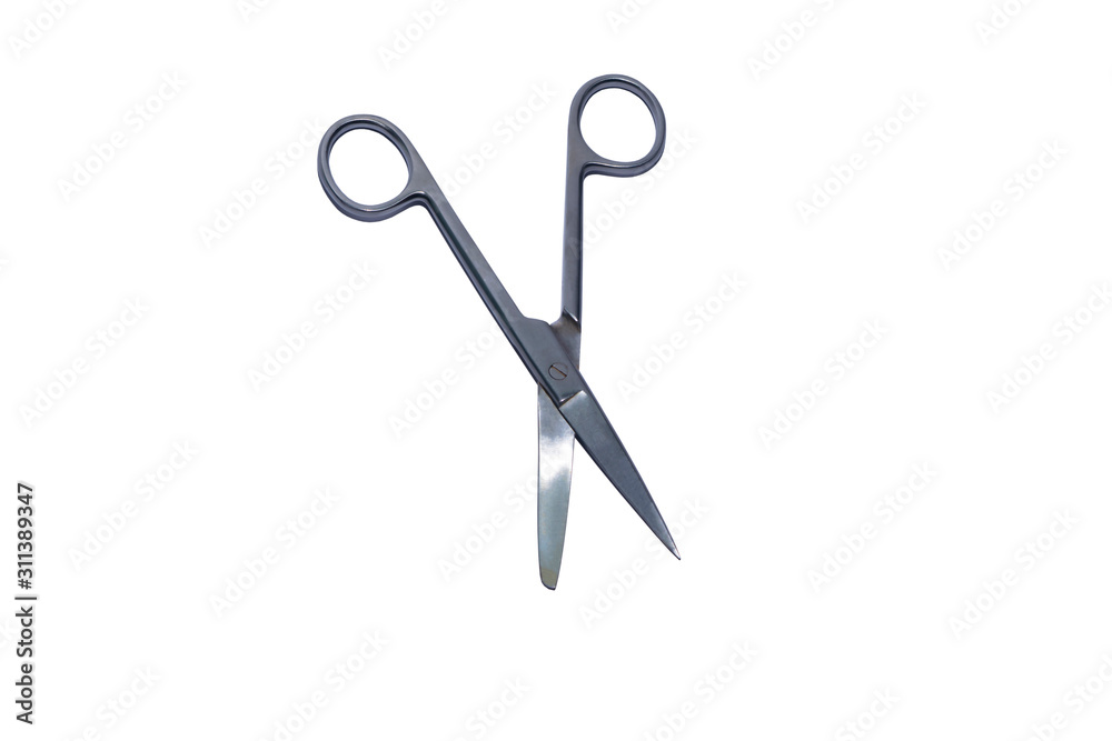 scissor surgical For cutting, dressing and wound dressing The material is made of stainless steel. scissor surgical For cutting, dressing and wound dressing The material is made of stainless steel.
