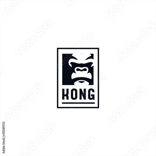 King Kong logo design template