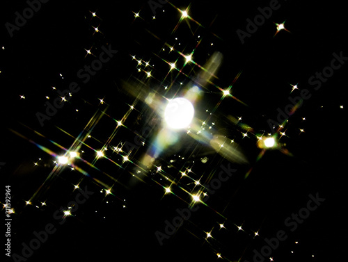 Plakat w ramie light star