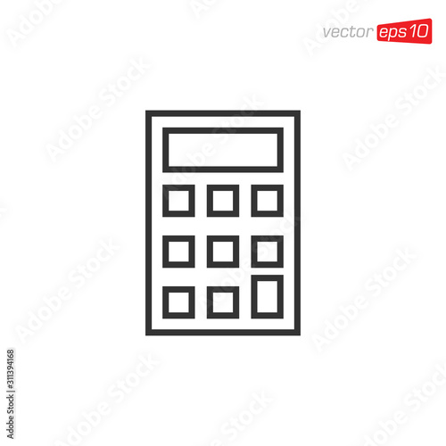 Calculator Icon Design Vector Template