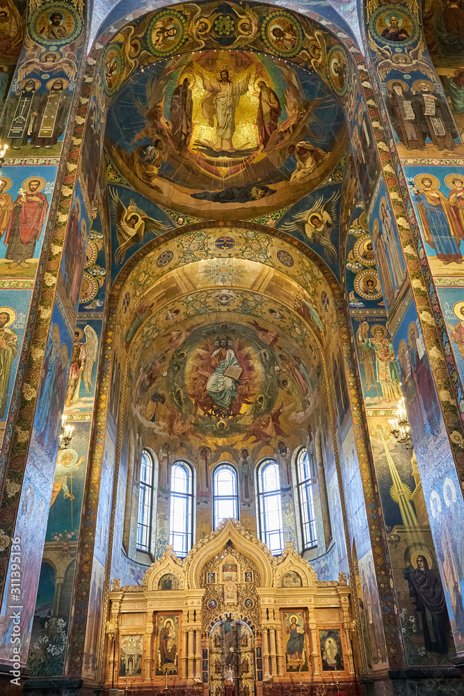The Church of the Savior on Spilled Blood, Saint Petersburg, Russia