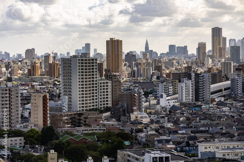 Tokyo city view and clould © Ken Tyler