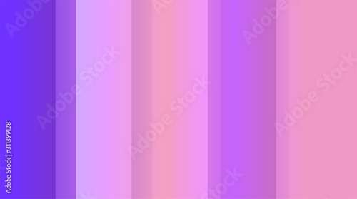 Neon vector background in the trendy color palette (bright purple, pink). Modern minimalistic design with vertical stripes with 3D effect. Geometric abstract backdrop.