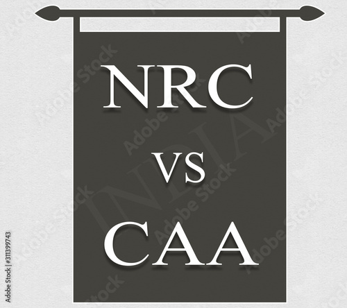 NRC VS CAA showing on banner;  photo