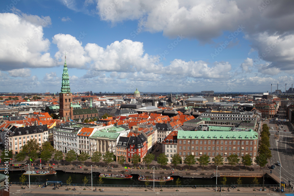 Copenhagen skyline with Kunsthal Tower